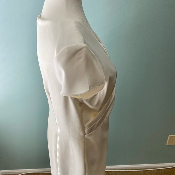NWT Cap sleeve sheath dress with draped bodice - Picture 4 of 7
